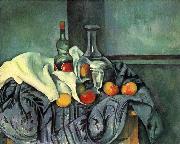 Stilleben, Pfefferminzflasche Paul Cezanne